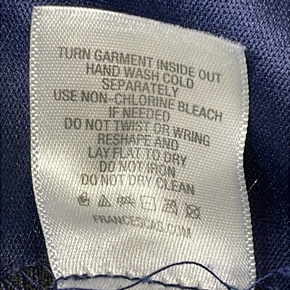 Women's Blue Rain Joan Glitter Knit Jumpsuit Navy Size Medium Spaghetti Strap - Picture 11 of 12